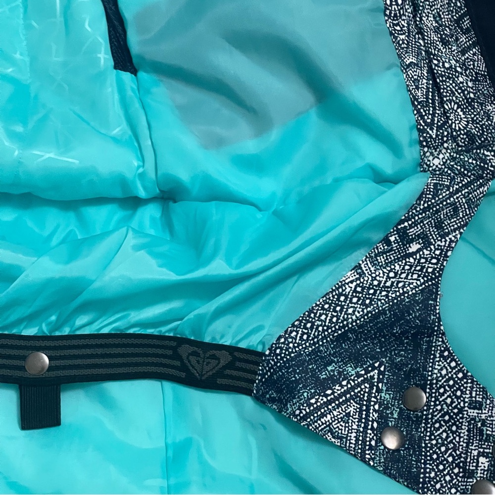 Roxy Jetty Block XS Women's Navy and Teal Ski Jacket Snowboarding - Picture 7 of 16
